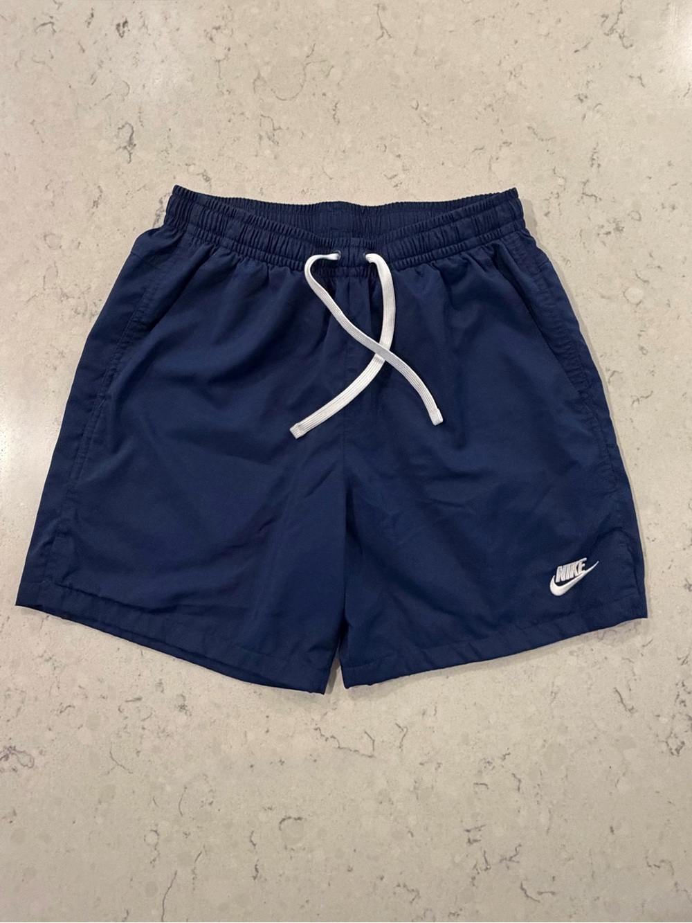 Nike Men's Navy Woven Flow Shorts - Small
